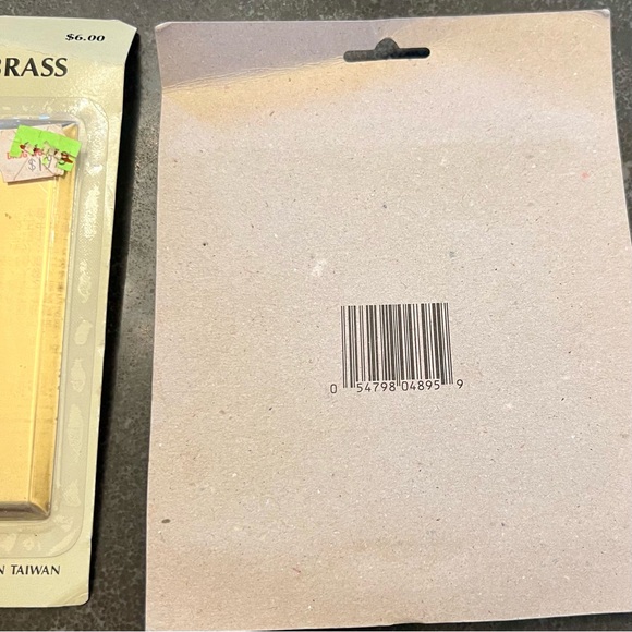 New Vintage Lacquered Solid Brass Double Toggle Light Switch Cover Wall Plate 2 - Picture 3 of 3